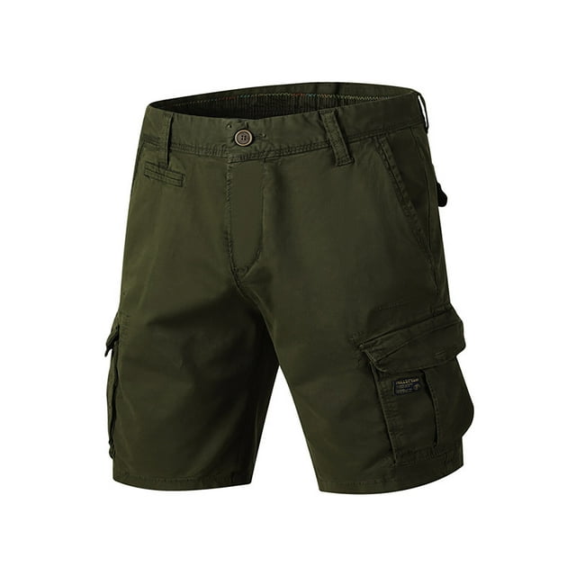 Birdeem Mens Plus Size Cargo Shorts Multi-Pockets Relaxed Summer Beach Shorts Pants