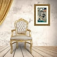 thumbnail image 3 of Utagawa Kunisada (Toyokuni III) 18x24 Gold Ornate Framed and Double Matted Museum Art Print Titled - Chushingura; the Treasury of Loyal Retainers, a Primer (circa 1835), 3 of 4