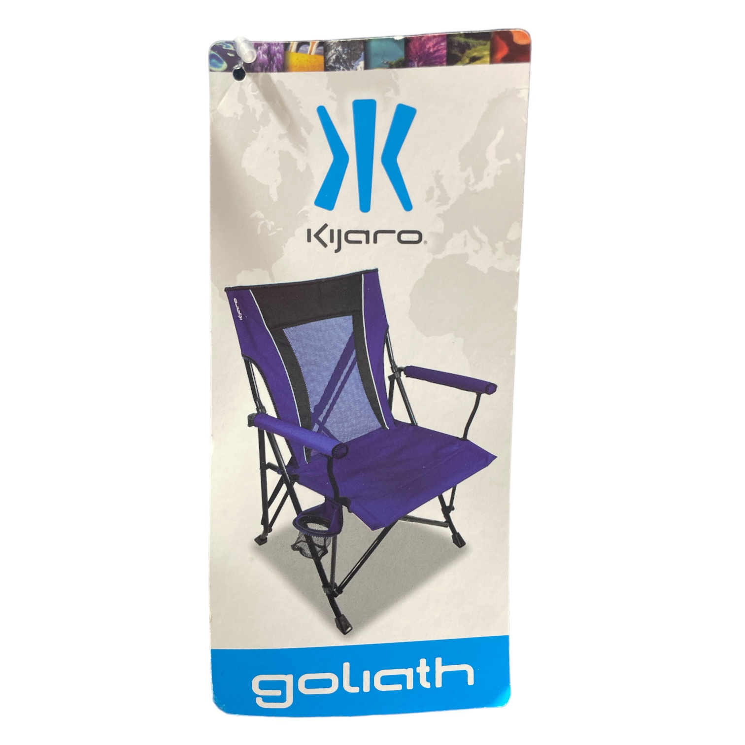 Kijaro Goliath Oversized Hard Arm Camping Chair 600 lbs. Weight