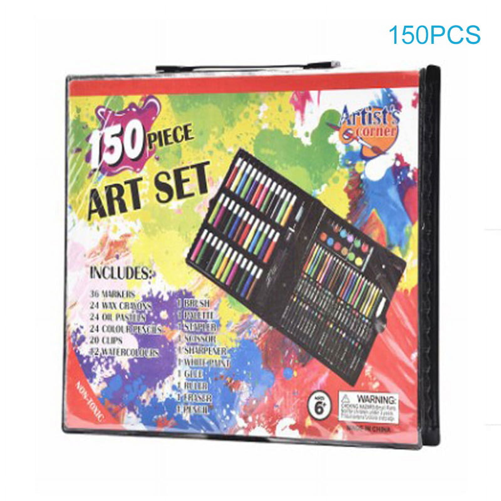 86pcs Kids Colored Pencil Artist Kit Painting Crayon Marker Pen