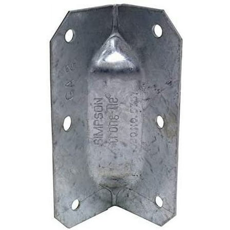 Simpson Strong-Tie 1.3 in. W x 3.3 in. L Galvanized Steel Gusset Angle