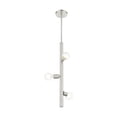 thumbnail image 6 of 45863-91 Livex Lighting Bannister - 3 Light Pendant in Mid Century Modern Style - 6 Inches wide by 29.5 Inches high-Brushed Nickel Finish, 6 of 7