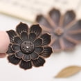 thumbnail image 3 of Incense Burner Holder, Lotus Flower, 3.35in, Bronze Finish, Floral Decorations, Zen Decor, Small Decor, Spa Decor, Home Decoration, Ash Catching, 1 Pc, 3 of 8