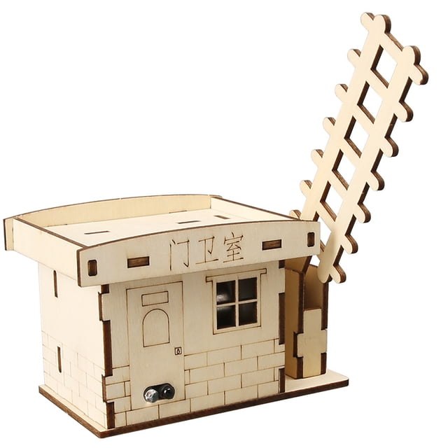 Experimentos científicos DIY, puerta de barrera inteligente para niños