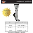 thumbnail image 3 of Dickies Women's Dri-Tech Moisture Control Aztec Crew Socks, Sizes 6-9, Black, 3 of 6