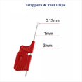 thumbnail image 2 of Pinza de Prueba de Chip de 10 Piezas, Pinza para Circuito Integrado, Accesorio de Grabado de BIOS, Adaptador de Zócalo PIN SMD, Programador para Analizador Lógico., 2 of 8