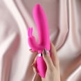 thumbnail image 3 of Edonista Luna Rabbit Vibrator – Quiet Motor, Rechargeable Pink Silicone, 3 of 7