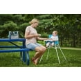 thumbnail image 4 of Regalo Portable Aqua High Chair with Attachable Tray and 3 Point Harness for Ages 6 to 36 Months, 4 of 7