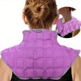 thumbnail image 1 of PEACNNG Ice Pack For Neck And Shoulders  Gel Neck Shoulder Ice Pack Wrap For Injuries Reusable  Cold Hot Compress Therapy For Rotator Cuff Injury  Bruises  Upper Back Cold Packs  Purple, 1 of 6