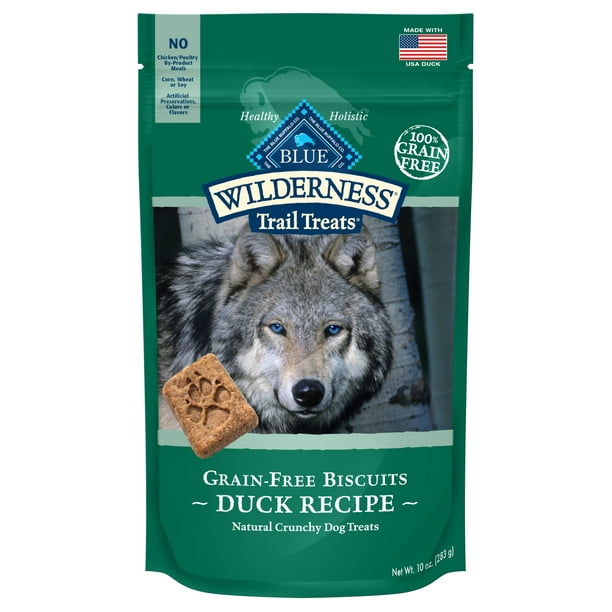 Blue Buffalo Wilderness Trail Treats Duck Recipe Grain Free Crunchy Dog
