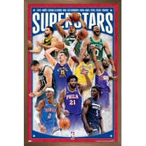 NBA League - Superstars 24 Wall Poster, 22.375" x 34" Framed