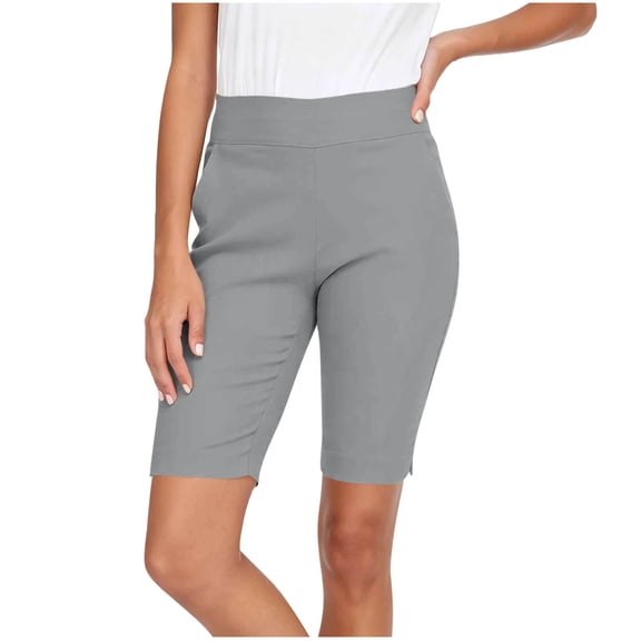 Admvng Womens Stretch Shorts Comfortable Summer Casual Hiking Everyday Shorts
