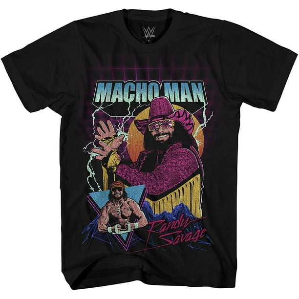 WWE WWE Mens Macho Man Shirt Macho Man Randy Savage Superstar Tee