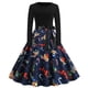thumbnail image 2 of Vestido de mujer Patchword Vintage Rockabilly Vestidos Vestido de fiesta con lazo de Navidad Fridja  nbo2150, 2 of 8