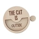 thumbnail image 3 of Letrero recordatorio de gato dentro o fuera, decoración para patio resistente, puerta práctica para amantes de las mascotas, cafetería de madera,, 3 of 9