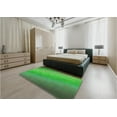 thumbnail image 5 of Ahgly Company Machine Washable Indoor Rectangle Transitional Forest Green Area Rugs, 6' x 9', 5 of 7