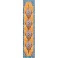 thumbnail image 5 of Unique Loom Timeless Collection Area Rug - Thomas (2' x 7' 10" Runner Orange/Blue), 5 of 6