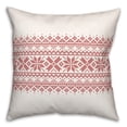 thumbnail image 2 of Creative Products Knit Snowflakes 18 x 18 Spun Poly Pillow, 2 of 2