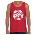 thumbnail image 1 of Men's Soccer Dad Ball Graphic Tank Tops White Vintage Father`s Day Best Soccer Player, 1 of 4