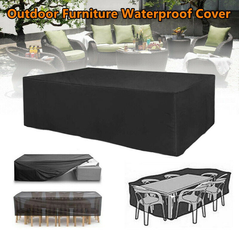Large Waterproof Garden Patio Furniture Cover Rectangle Chair Table Protector 