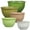 Green, variant on Greentainer Plastic Mixing Bowls with Lids Set 12 Piece Colorful Mixing Bowl Set for Kitchen - Nesting Bowls with Lids Set, 6 Prep Bowls and 6 Lids - Microwave and Freezer Safe