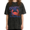 Black-1, variant on UNISHE Women's It's Crabby Funny Beach Graphic Washed Black Tee Crewneck Short