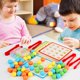 thumbnail image 1 of de con clip de , multijugador, aprendizaje , entrenamiento de motricidad fina, juguetes Montessori para , niñas, Hugo Juego de cuentas de madera, 1 of 9
