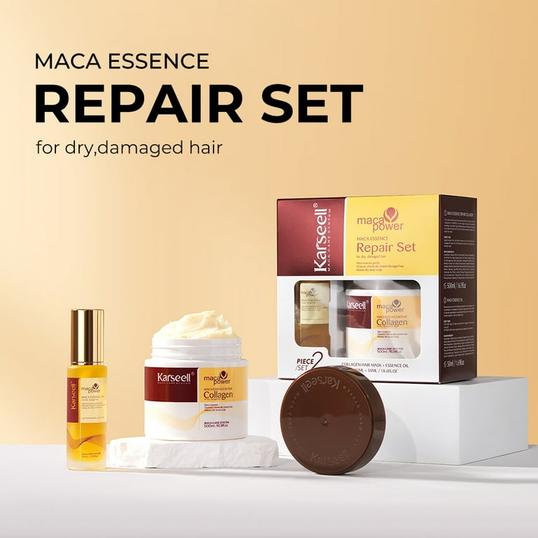 Karseell Collagen Hair Treatment, Deep Repair Hair Mask, Argan Oil
