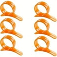 thumbnail image 2 of chock 6pcs Orange Peeler  Plastic Orange Peeler  Simple Lemon Peeler  Grapefruit Peeler  Creative Cutter  Orange Peeler Tool With Ring Handle  Fruit Peeler  Vegetable Fruit Tools  Kitchen, 2 of 5
