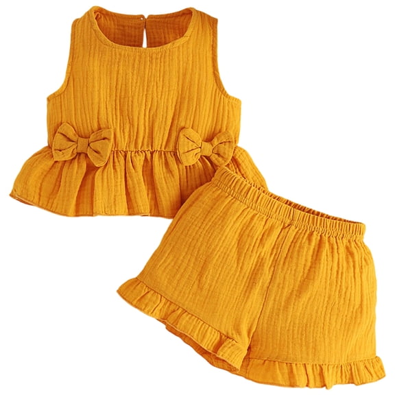 Toddlers Kids Girls Boys Clothes Cartoon Cotton Summer Short Sleeve T-Shirt Tops Shorts Clothes Sets Cool Short Sets 3T 4T 5T 6T 7T 6-24 Months 9-12 Months