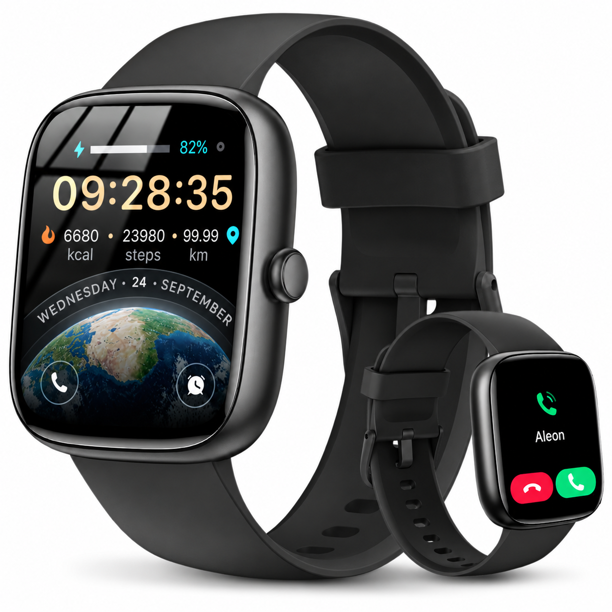 Cillso Men's Smart Watch, 1.83" Touchscreen, 100+ Sports Modes photo 1