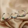 thumbnail image 2 of Spinning Enamel Fidget Ring, Anxiety Ring For Women Girls With Beads Spinner, 2 of 3