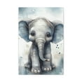 thumbnail image 2 of Watercolor Elephant Painting - Nursery Collection - Bedtime Stories, 2 of 6