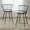 Black, variant on Weston Home Castor Round Swivel Low Back Windsor Counter Stools, Black (Set of 2)