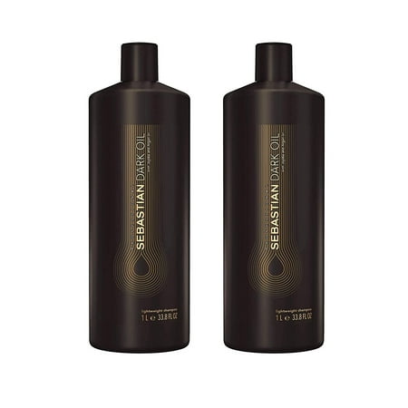 Sebastian Professional Dark Oil Lightweight Shampoo 33.8 oz (Pack of 2)