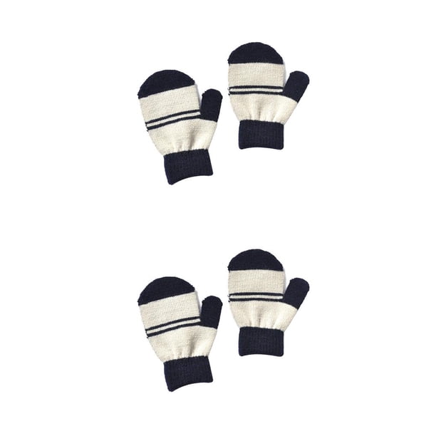 Qarigey 1 par de manoplas para niños pequeños Calentador de manos flexible Manoplas térmicas para niños para exteriores Color cian / azul Color cian/Azul gris 2Conjunto