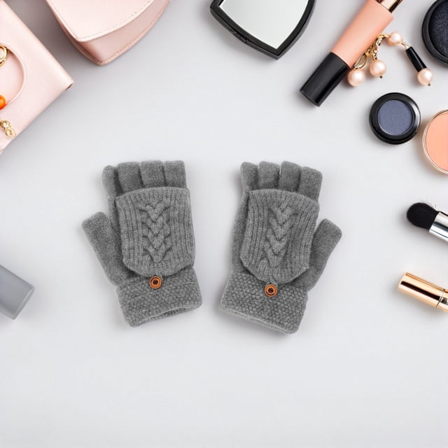 unbranded 2Pares Térmicos De Dedo Con Aislamiento Mejorado Y De Acrílico Para Mujer