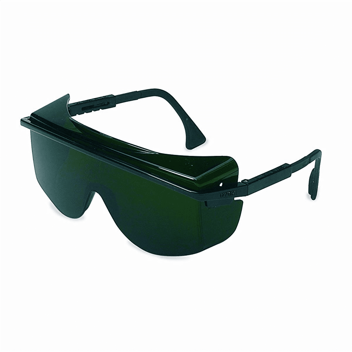 Uvex Astrospec 3001 Black Safety Glasses with Shade 5.0 Anti-Scratch/Hard Coat/Infra-dura Lens - S2509