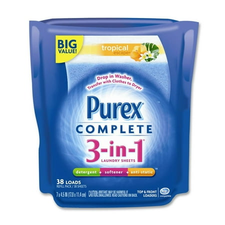 Purex 3-in-1 Laundry Sheets