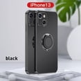 thumbnail image 2 of For iPhone 13 Pro Max in Black Luxury Plating Magnetic Car Ring Phone Case, 2 of 13
