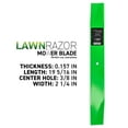 thumbnail image 3 of LawnRAZOR Low Lift Blade for AYP Husqvarna 38 inch LT120 2 Pack 810-CBL2356D, 3 of 7
