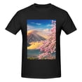thumbnail image 4 of Bingfone Cherry Blossoms Men'S Loose Fit Short-Sleeve Pocket T-Shirt, 4 of 7
