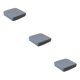 thumbnail image 1 of Monstrate Funda para taburete de tocador, lavable, a prueba de polvo, para asiento de barra, gris B Type1, 1 of 1