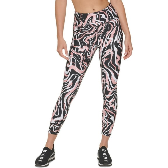 DKNY Sport Womens High-Waist Fitness Athletic Leggings