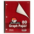 thumbnail image 2 of 4/pk 80 Ct. 8.5in X 11in Reversible 4/5in Quad Ruled Wireless Notebook in Assorted Color, 2 of 2