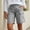 Gray women cargo shorts a1, variant on Cagogo Cargo Pants for Women High Waisted with Pockets Solid Casual Bermuda Shorts Regular Fit Workwear Shorts Lounge Travel Beach Summer, Navy S