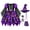 00_Purple, variant on Win s Way Witch Tutu Dress Outfits With Hat 4 Piece Halloween Cosplay Dress Role Play For T-oddler K-ids Holiday Party Dress Up Play,Size 4-14 Years,4-5 Years,012-Blue