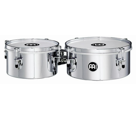 Meinl Percussion MIT810CH Mini Timbales en Acier de 8 et 10 Pouces, Finition Chromée