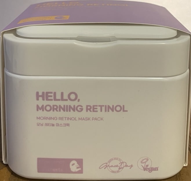 Grace Day, Retinol 60 seconds face mask, 30 sheets count