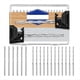 thumbnail image 1 of Juego de 18 brocas para paneles de yeso, brocas para madera con punta piloto de 1/8", M2 HSS, 1 of 4